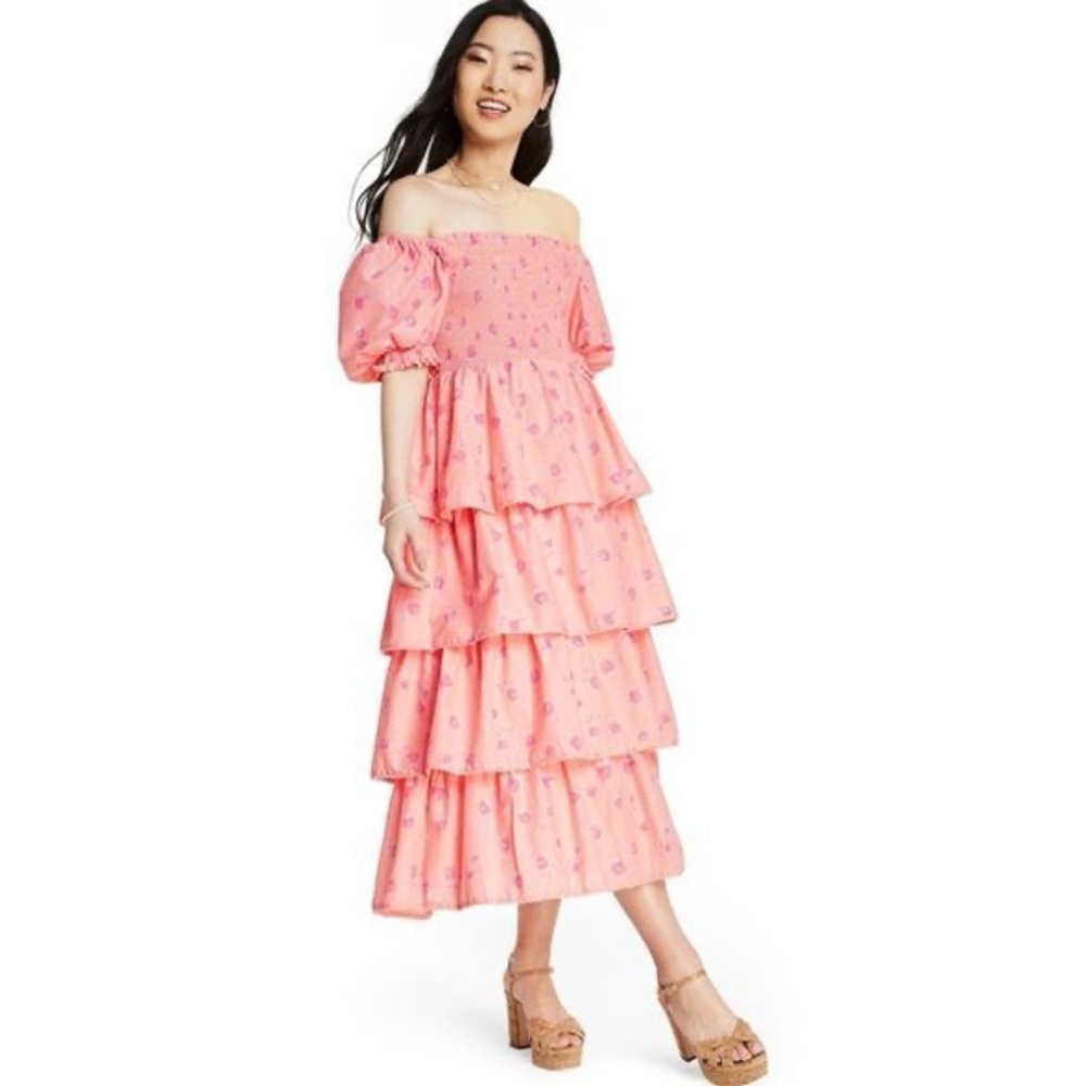 Loveshackfancy for Target Simone Dress Medium Pink